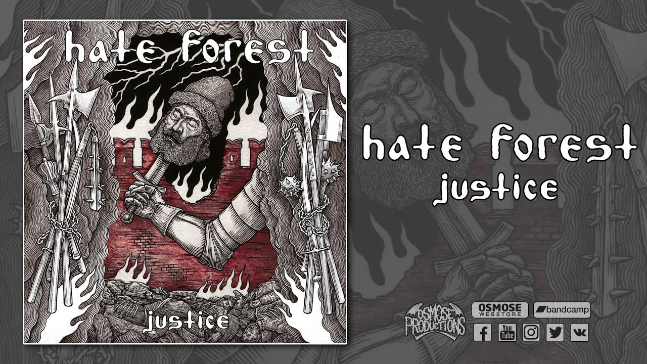 OsmoseProd's tweet card. HATE FOREST Justice (full EP)