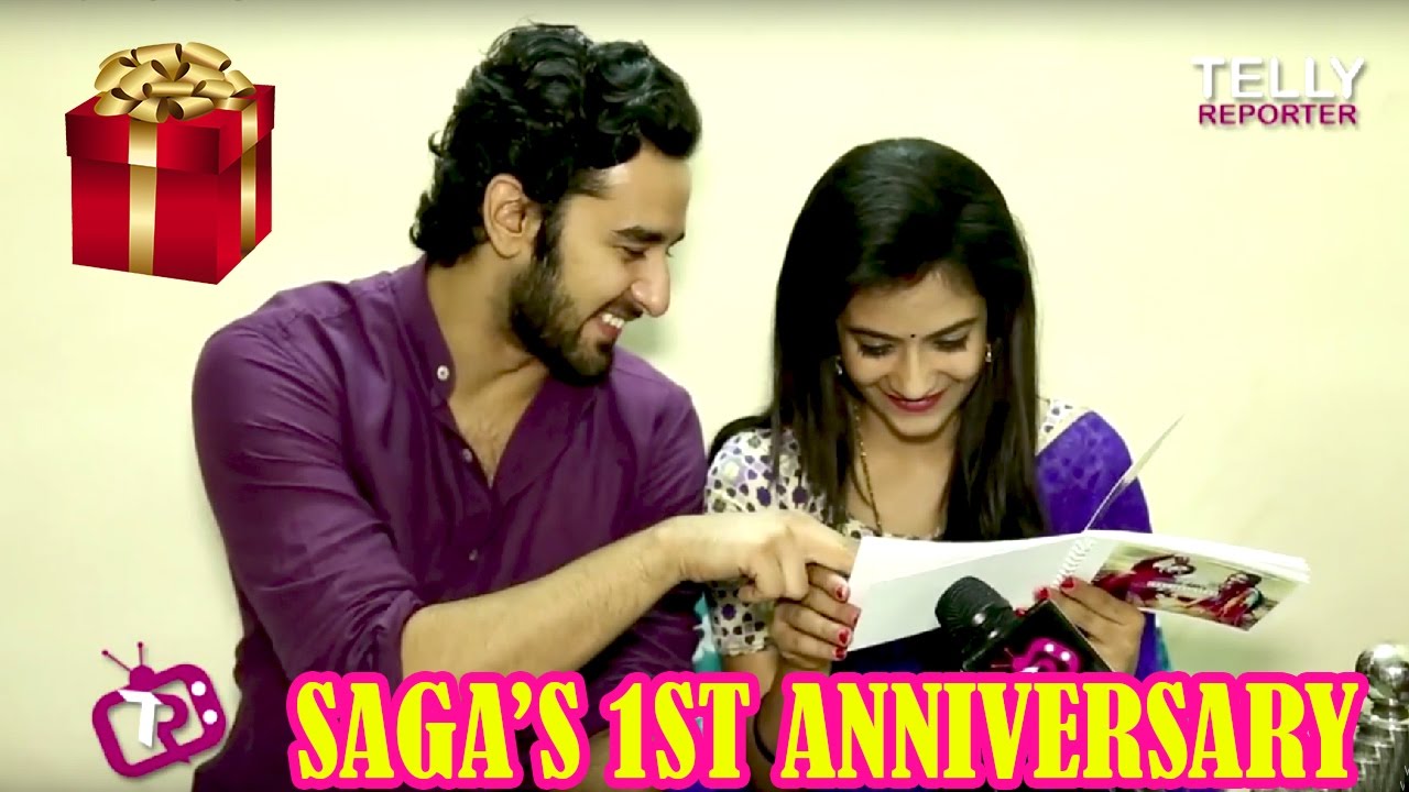 TellyReporter's tweet card. Sagar & Gangaa Receive Gifts From Fans | Aditi Sharma & Vishal...