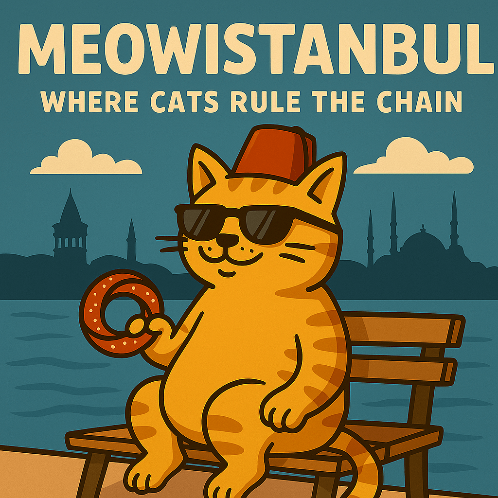 IstanbulMEOW's tweet card. Join the feline revolution on the Solana blockchain.