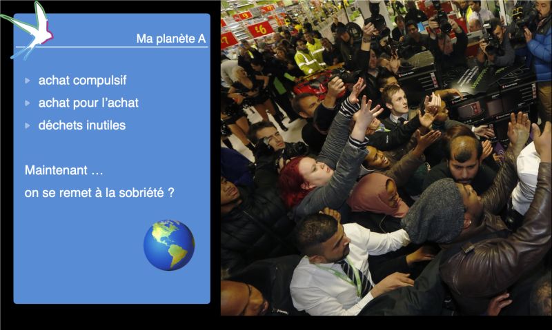 sebastienmeric's tweet card. Fin de la course à la consommation 🛒 Retour de conscience, ton espace de collaboration en ligne est sobre ? Tu ne transformes pas le CO2 de la navette quotidienne par du CO2 numérique quand même ⁉️...