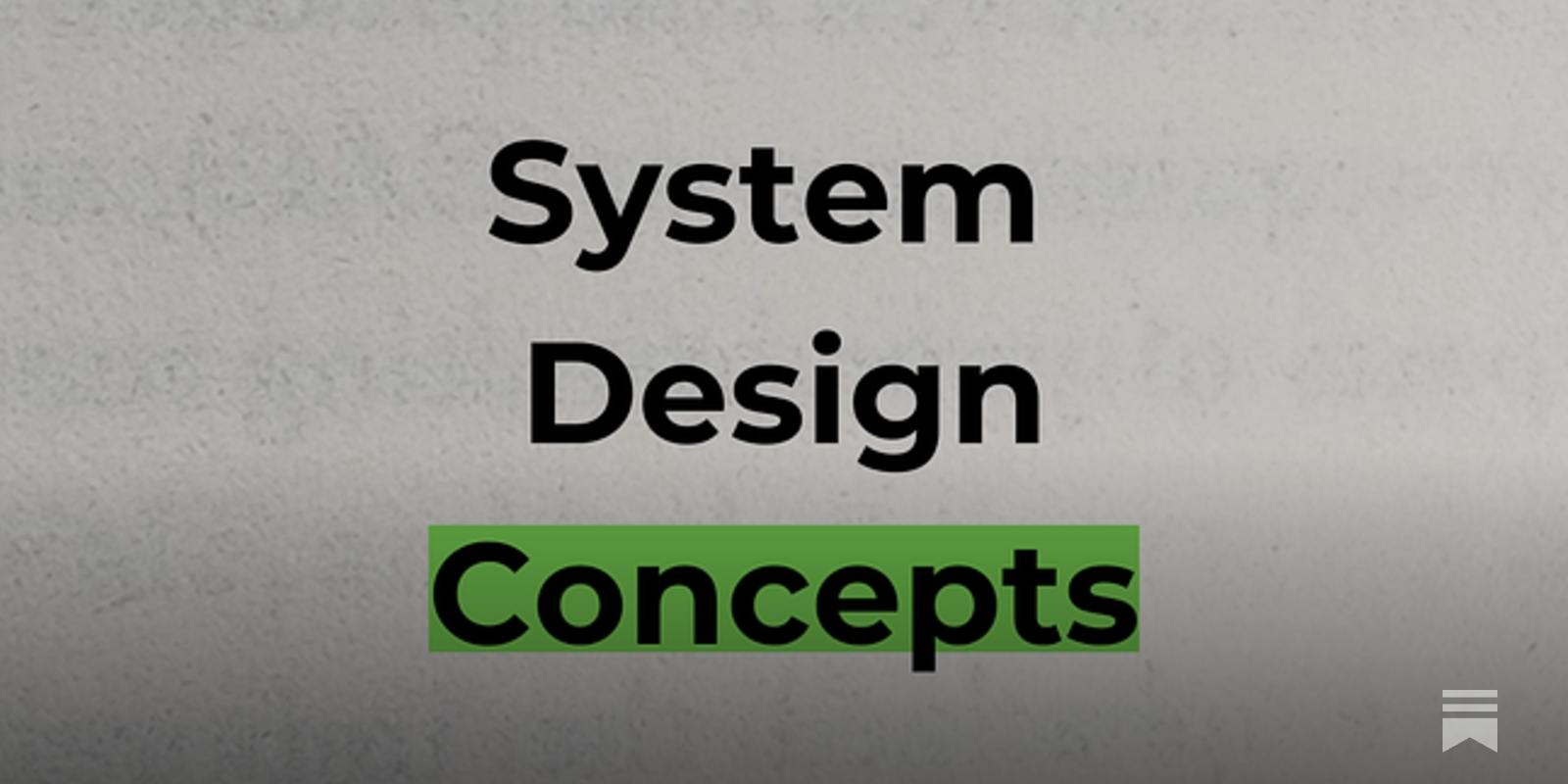 systemdesignone's tweet card. #88: Break Into System Design (9 Minutes)