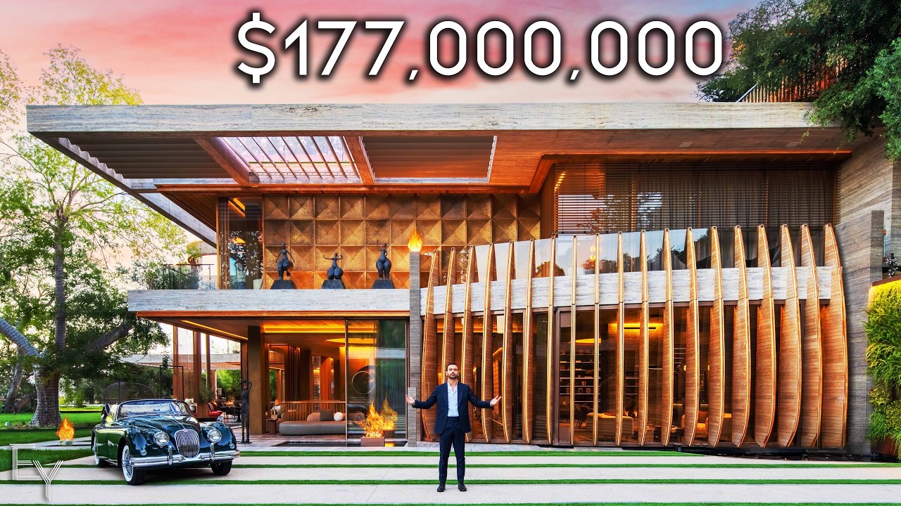 Structures_Guy's tweet card. Touring a $177,000,000 Mega Mansion - Los Angeles' BEST HOME!