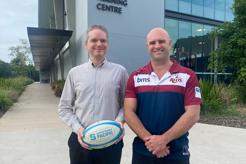 Reds_Rugby's tweet card. Rugby Data To Be Unlocked By Professor Dimitri Perrin Through QUT-QRU Partnership