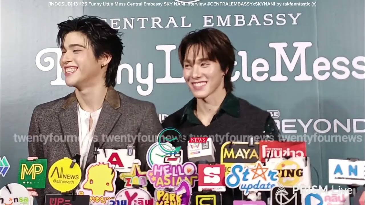 rakfaentastic's tweet card. [INDOSUB] 131125 Funny Little Mess Central Embassy SKY NANI Interview...
