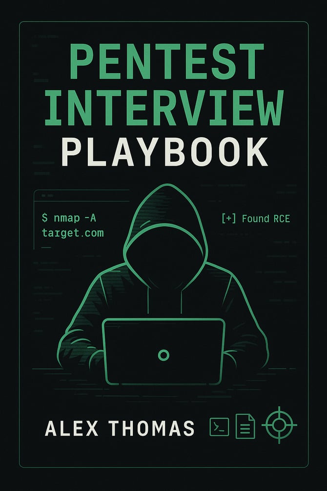 ghostlulz1337's tweet card. Pentest Interview PlaybookLand the job. Hack the interview.Written by someone who's sat on both sides of the table this book is your ultimate guide to crushing offensive security interviews. I’ve...