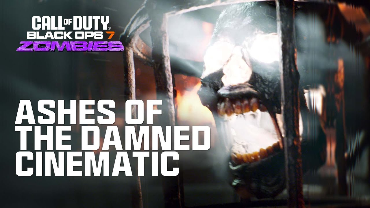 GamerMonkey_'s tweet card. Call of Duty: Black Ops 7 - Ashes of the Damned Cinematic