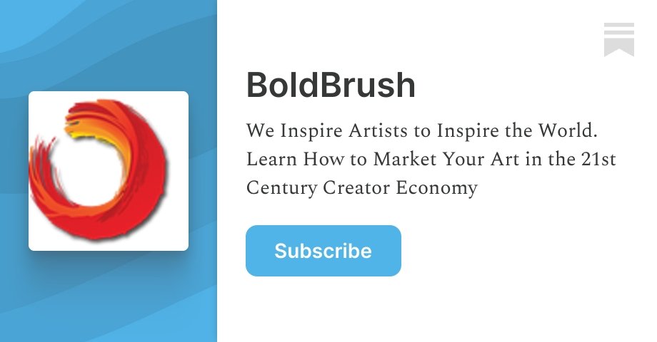 CSketchClub's tweet card. We Inspire Artists to Inspire the World. Learn How to Market Your Art in the 21st Century Creator Economy. Click to read BoldBrush, a Substack publication with hundreds of thousands of subscribers.