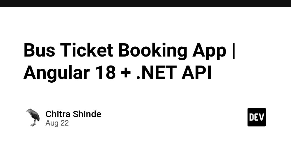prod42net's tweet card. In this blog, I’ll walk you through building a Bus Ticket Booking App using Angular 18 for the...