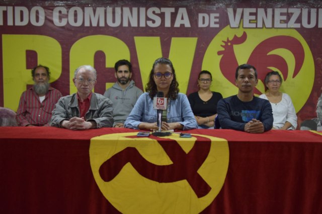 PCV_Celula_ABF's tweet card. Tribuna Popular— El Buró Político del Comité Central del Partido Comunista de Venezuela (PCV), a través de su integrante Neirlay Andrade, condenó este lunes tanto las recientes amenazas injerencist…