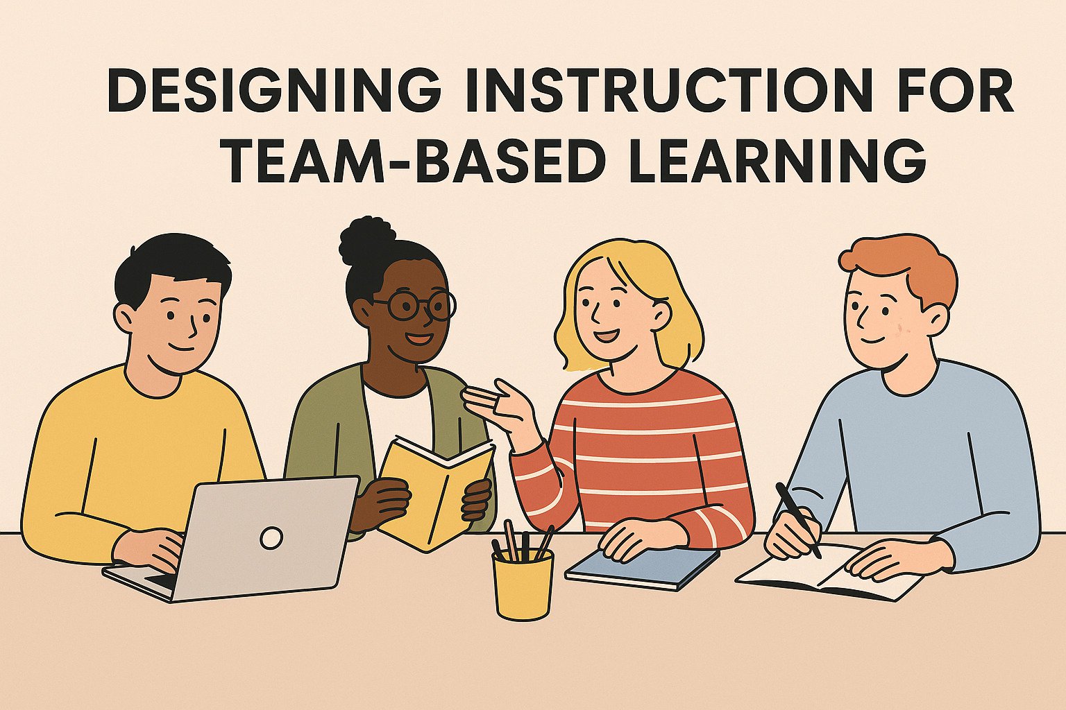 SilverCalicoLLC's tweet card. Designing for team-based learning requires structure, strategy, and tech. Explore how to create collaborative instruction that actually works for everyone.