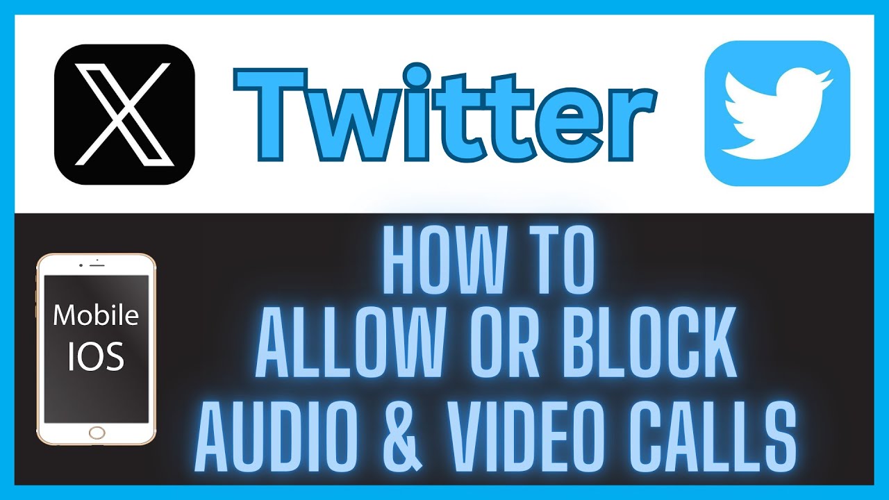 CraigJohnson20's tweet card. How to Allow or Block Audio & Video Calls on the Twitter App Using an...
