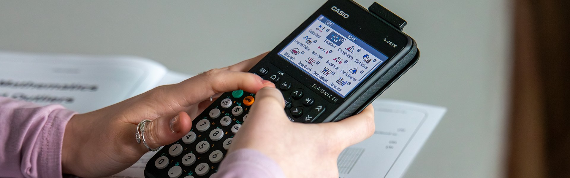 CasioMaths's tweet card. Training - Webinar - Home - Casio Calculators