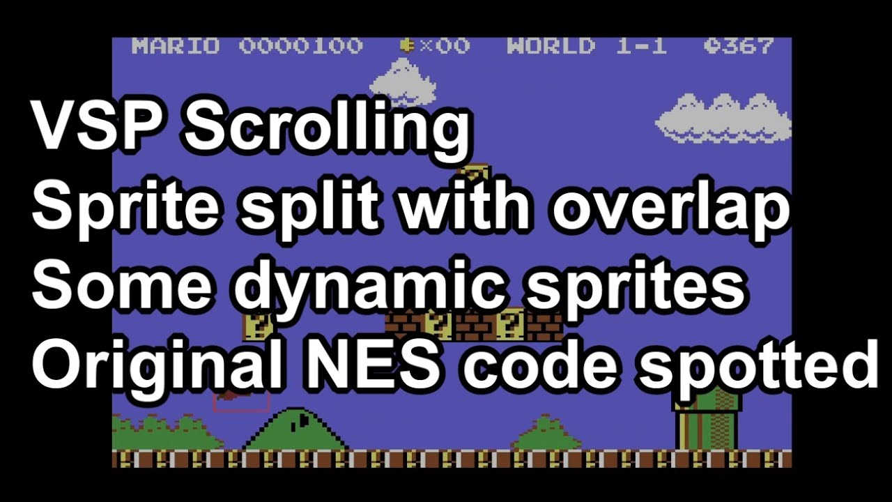 MartinPiper's tweet card. C64 Games memories - Super Mario Bros 64