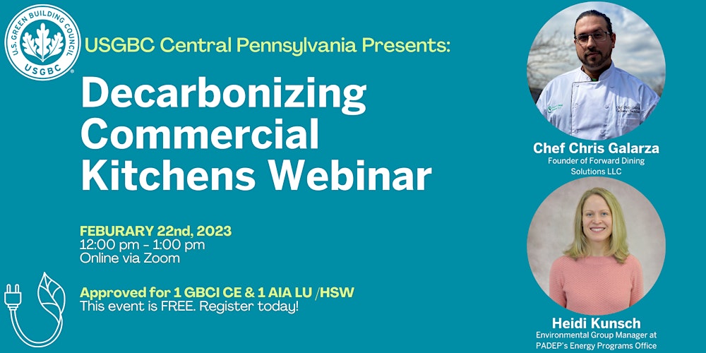 SpecSimple's tweet card. Join us to learn about sustainable commercial kitchens and the PA Department of Environmental Protection’s CHECK Rebate Education Program