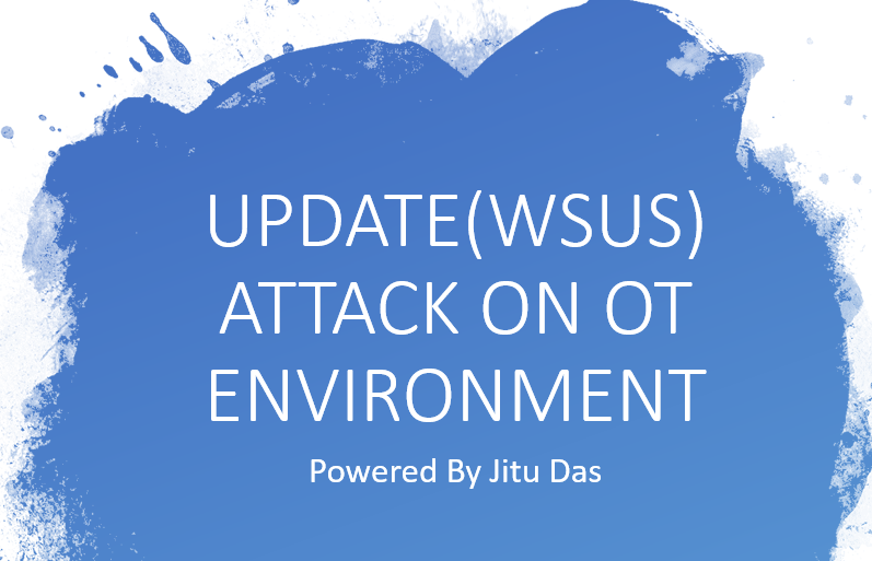 kashyap_jitu's tweet card. The OT WORLD is more focused on using WSUS and pushing microsoft updates through WSUS. However the generalized threats lies in the architecture of WSUS.