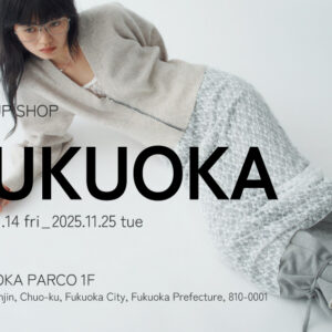 clipkyushu's tweet card. アパレルブランド「CODE A（コードエー）」が、2025年11月14日から25日までの12日間、福岡PARCO本館1FのPOP UP SPACE「G...