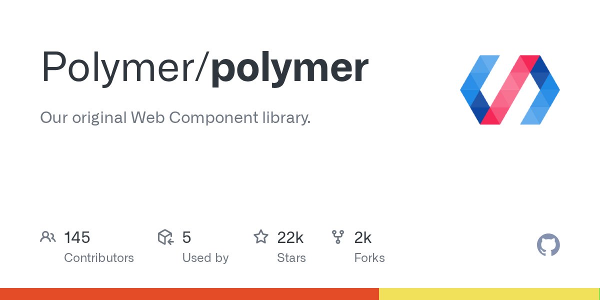 Propositio_ai's tweet card. Our original Web Component library. Contribute to Polymer/polymer development by creating an account on GitHub.