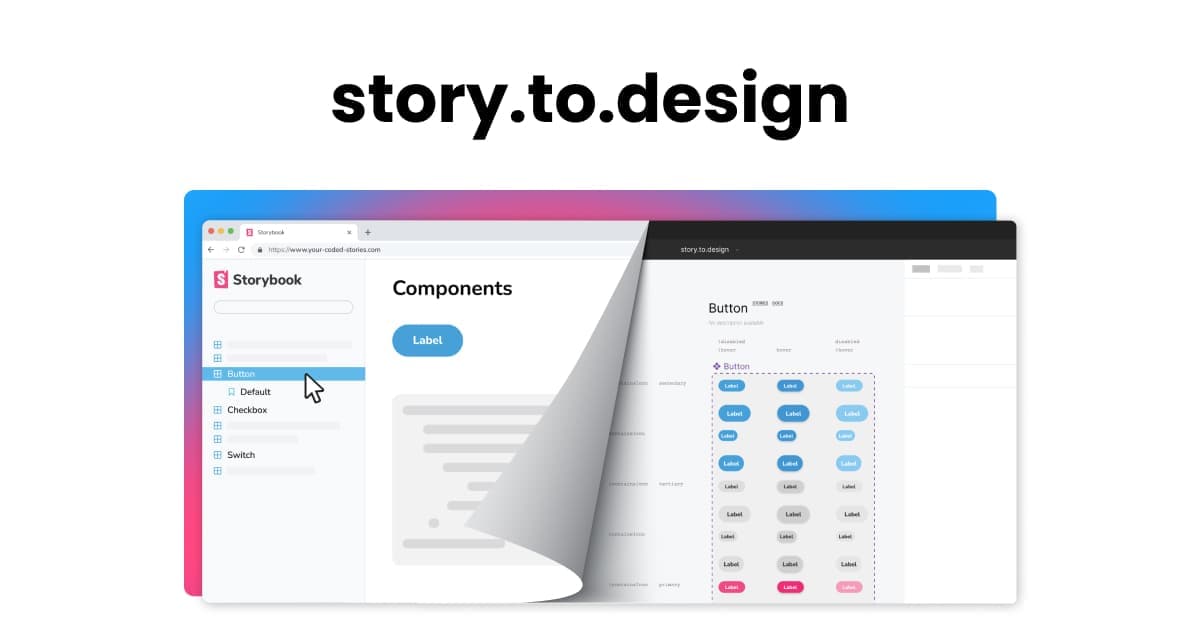 jorgetitos's tweet card. Generate and sync full Figma components from Storybook, Backlight or Histoire. Storybook to Figma. Histoire to Figma.