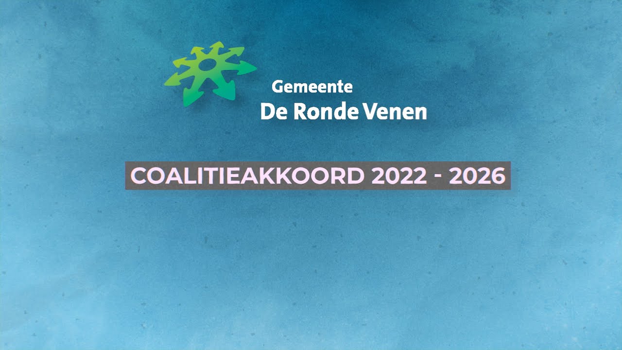 RTVRondeVenen's tweet card. Rondeveens coalitieakkoord "In het hart" gepresenteerd
