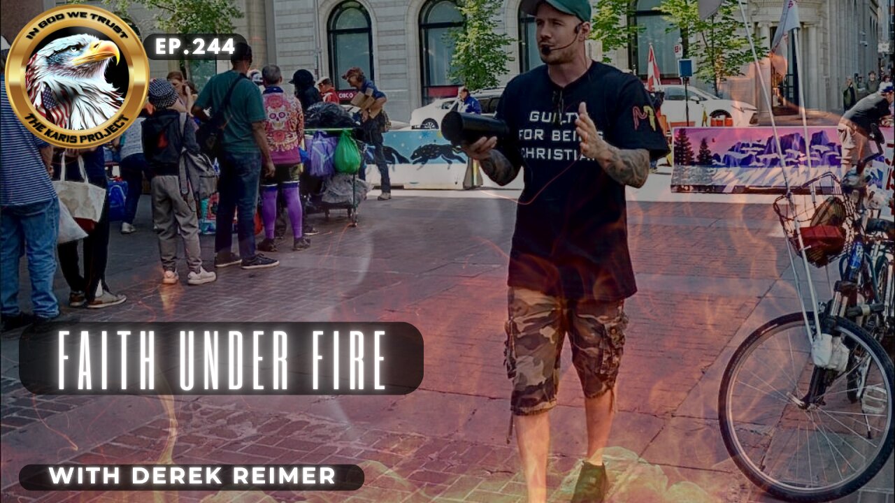 TheKarisProject's tweet card. Prepare for an awakening of righteousness in Ep. 244 – Faith Under Fire on The Karis Project! Dale and Kaysha Richardson welcome Derek Reimer, founder of MISSION7 Ministries—feeding Calgary’s poor and