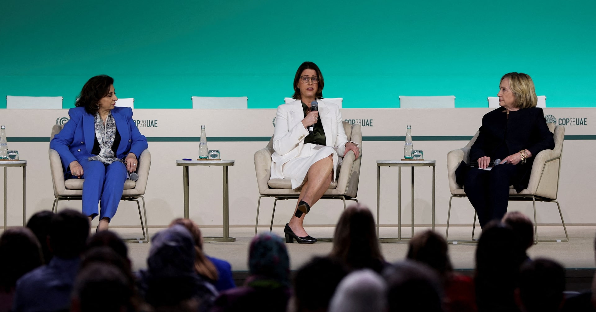 CSIS_DLIA's tweet card. Women have been a major force behind the most important milestones we have achieved on fighting climate change. When you look hard at climate progress, you can see the mark of women leaders. Christ...