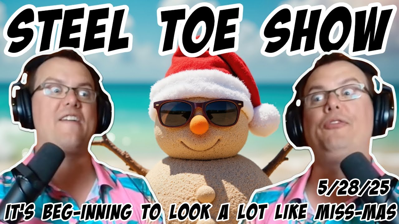 SoThrrrJoeBrrrr's tweet card. Steel Toe Morning Show: Its Beg-inning to Look a lot like Miss-mas....