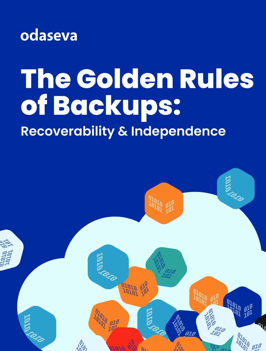 sharoneesl's tweet card. Read The Golden Rules of Backups: Recoverability & Independence
