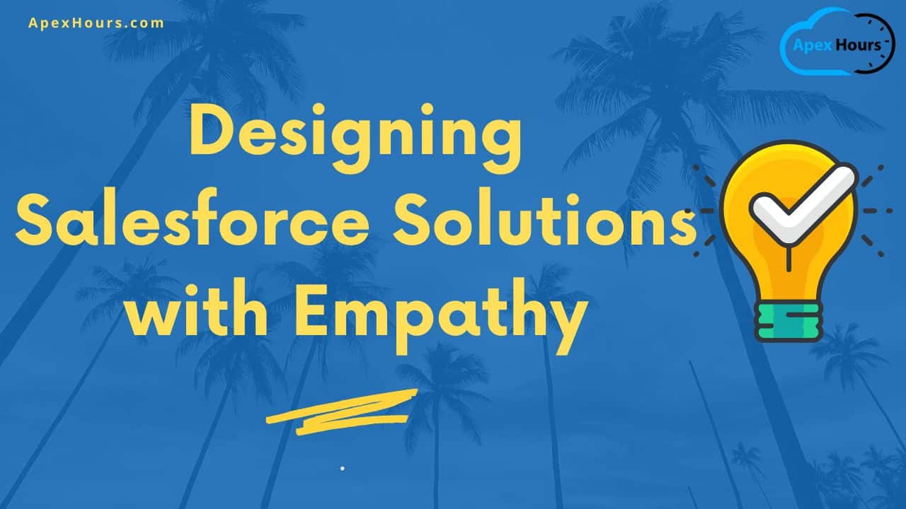 BossMommy13's tweet card. Designing Salesforce Solutions with Empathy