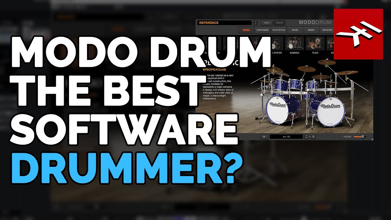domminney's tweet card. MODO DRUM - Best Virtual Drummer Plugin? Demo & Review Of IK Multim...