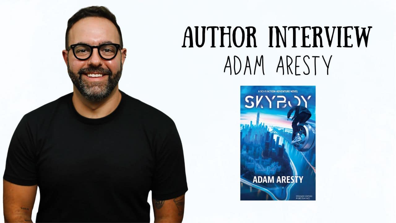 the_table_read's tweet card. On The Table Read Magazine, "the best entertainment eBook magazine UK", Adam Aresty discusses his new book, Skyboy, in which immigrant teen, Konstant, must