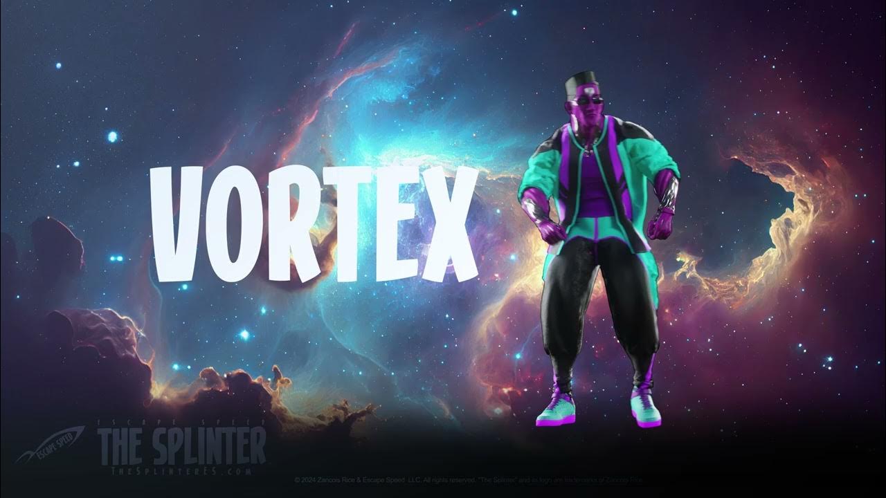SplinterSciFi's tweet card. Vortex Character Profile