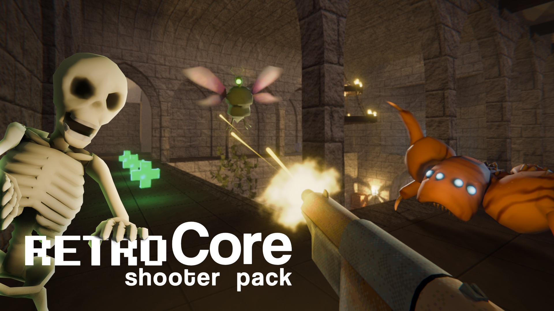 pulsarbytes's tweet card. SHOWCASE VIDEO // DEMO (WIN64) // DOCUMENTATION // CHANGELOGBuild. Customize. Dominate.Take your FPS game development to the next level with RetroCore, a modular, feature-packed template designed to...