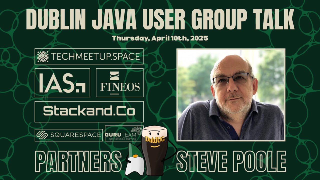 TechMeetupSpace's tweet card. JAVA HEROES Steve Poole