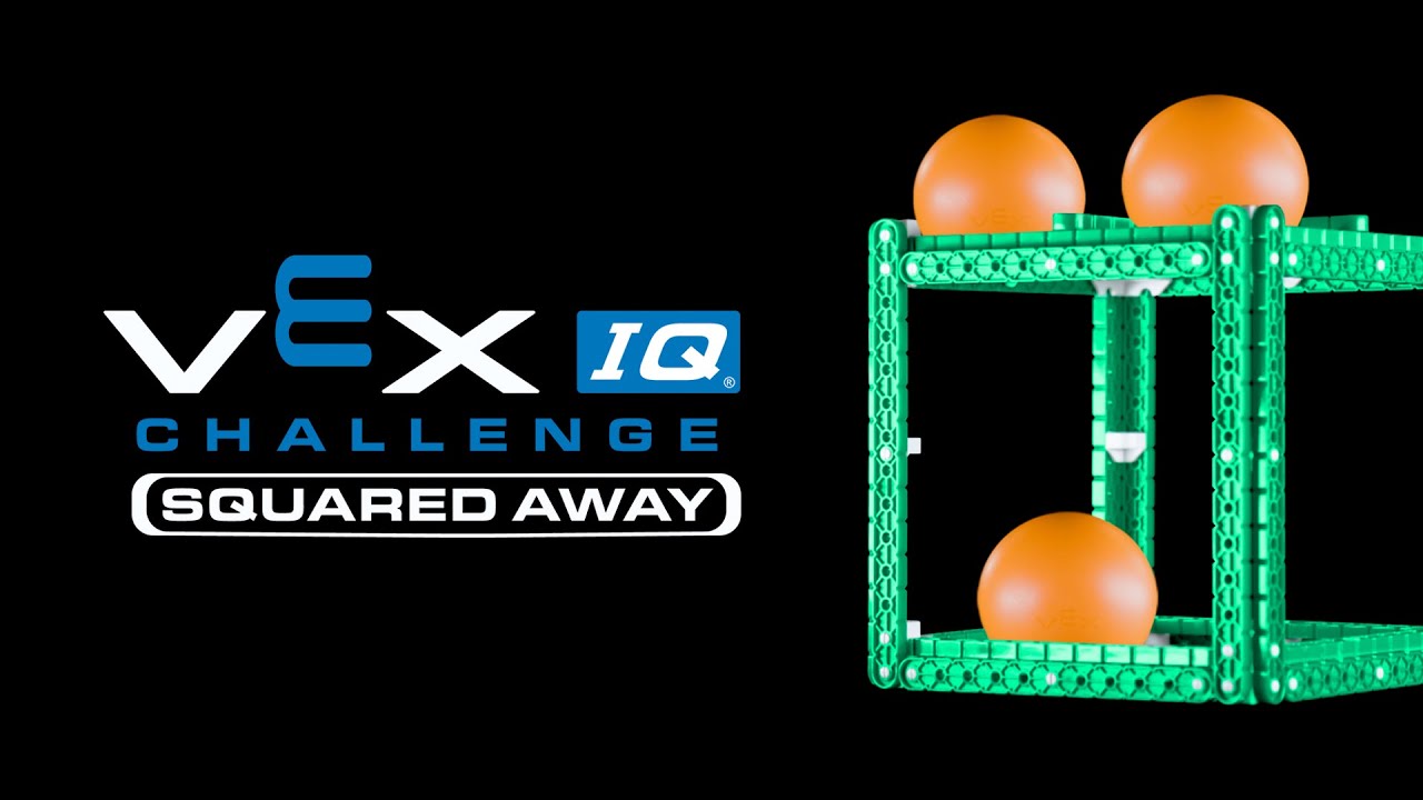 VEXRobotics's tweet card. VEX IQ Challenge : Squared Away | 2019-2020 Game