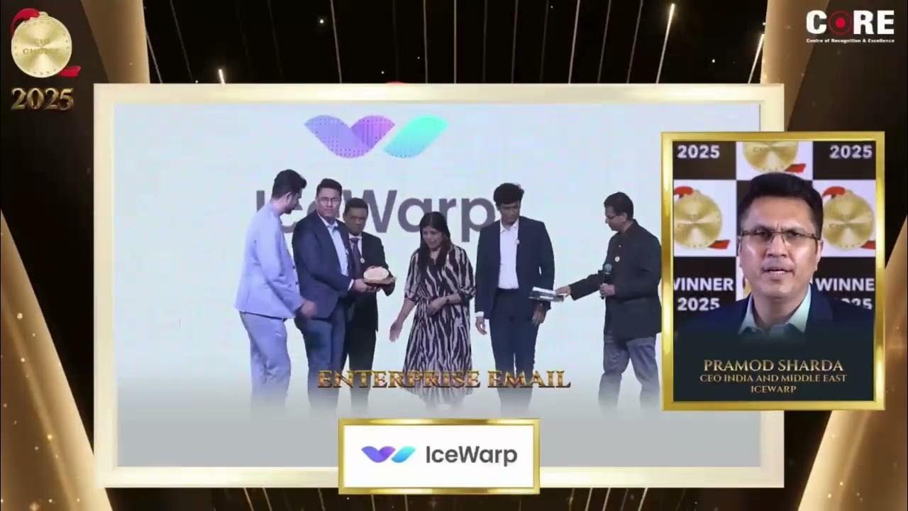 IceWarp_IN's tweet card. IceWarp Does It Again – 8-Time CIO Choice Award Winner!