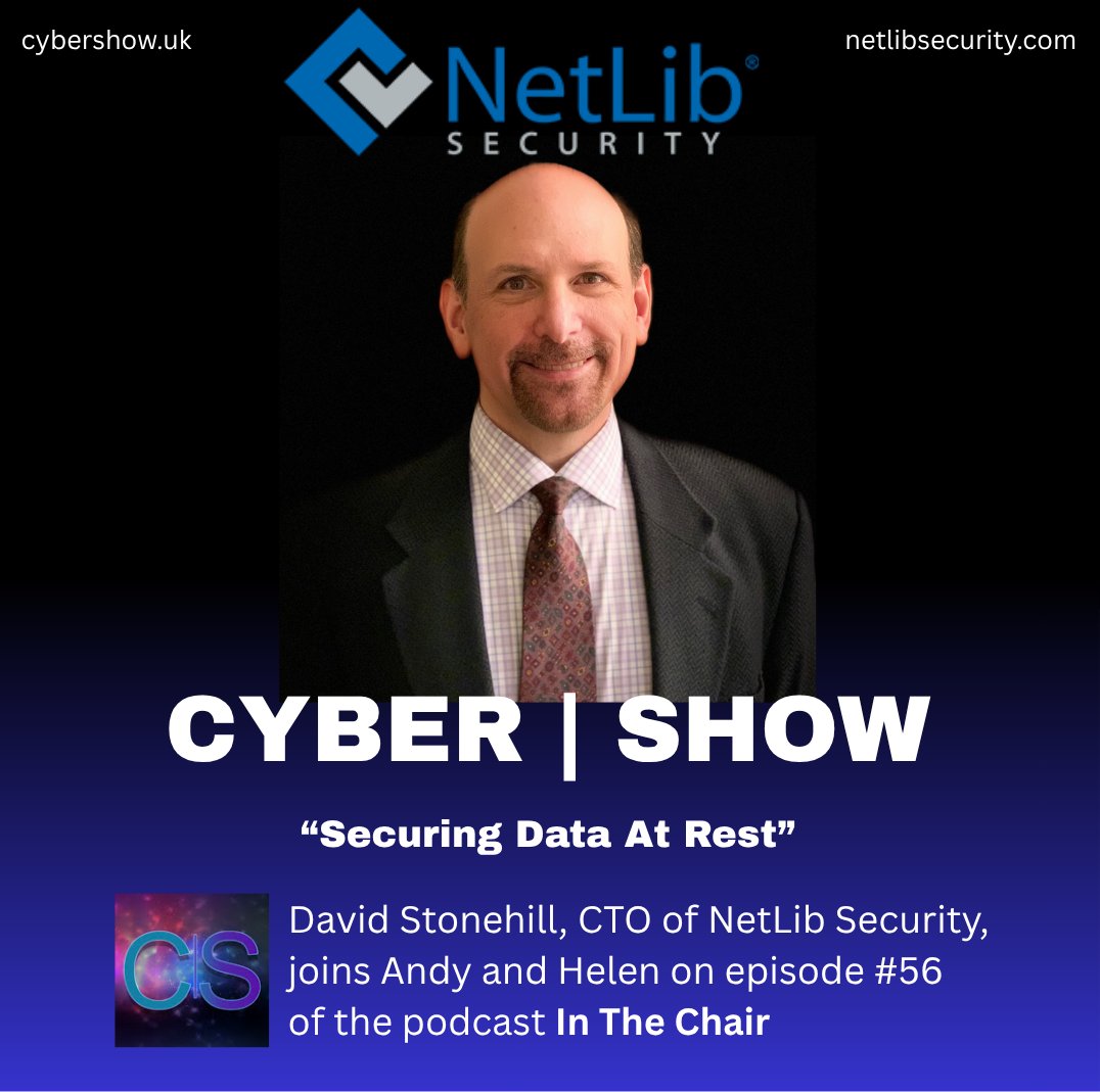 NetLibSecurity's tweet card. NetLib Security CTO David Stonehill warns that only high-performance encryption can protect organizations against today’s risks and tomorrow’s challenges.