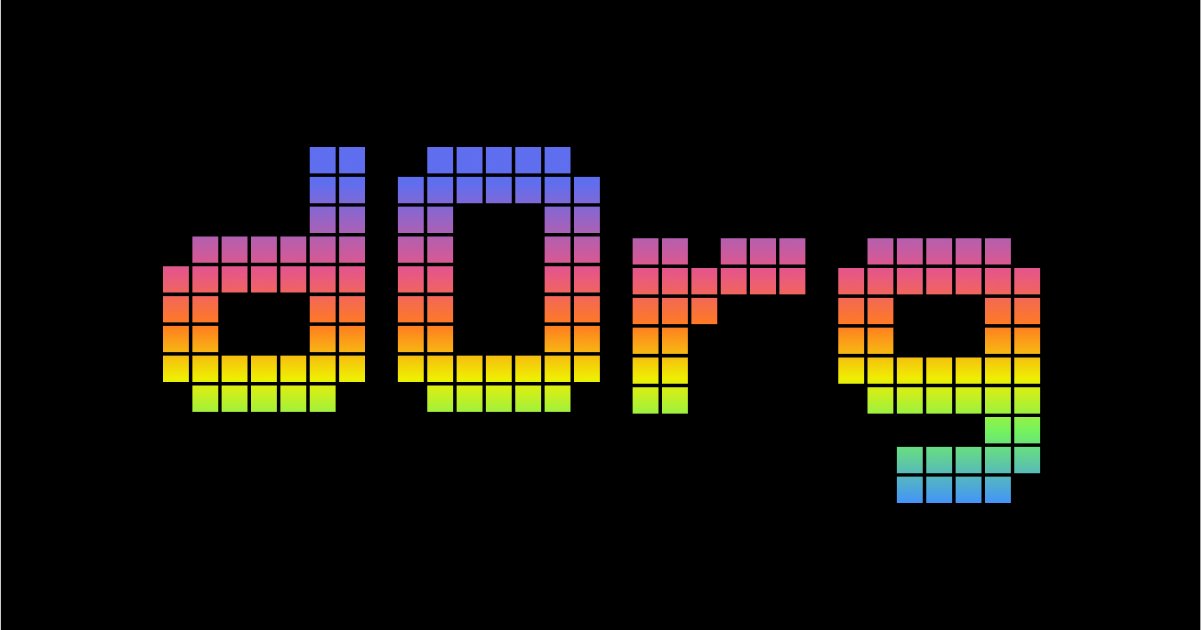 dOrg_tech's tweet card. We are an autonomous collective building decentralized infrastructure and applications