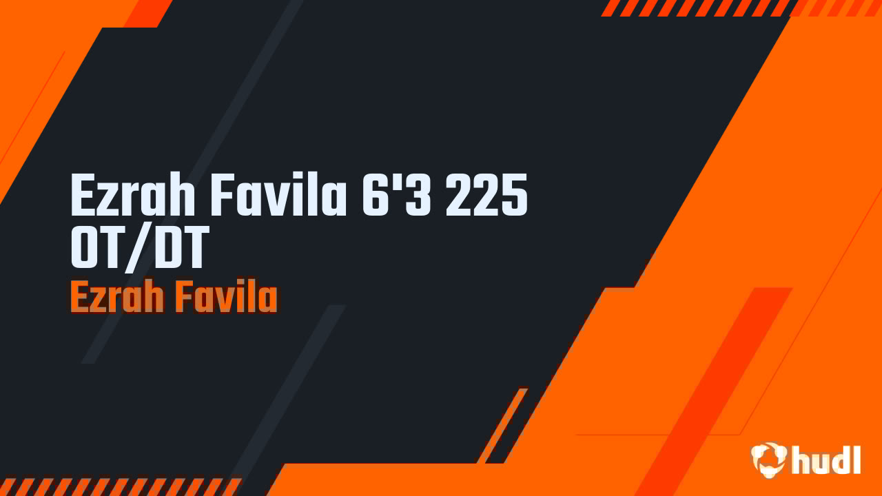 ezrahfavila77's tweet card. Ezrah Favila 6'3 225 OT/DT