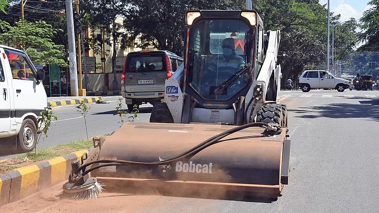 WFRising's tweet card. Bengaluru Sweeping Machines: Karnataka Cabinet approves Rs 613-cr plan for 46 rented sweeping machines, defying recommendations for outright purchase. The proposal, driven by the Greater Bengaluru...