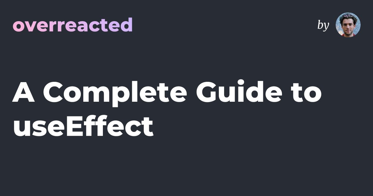 kongnir's tweet card. Effects are a part of your data flow.