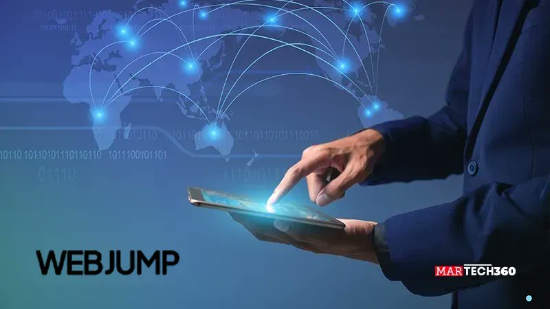 360MarTech's tweet card. WEBJUMP, an AI/R subsidiary, launches AI-powered AEM Component Library to cut costs, speed time to market, and enhance digital experiences.