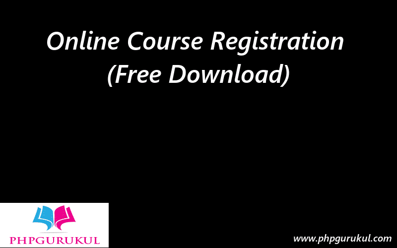 php_gurukul's tweet card. Online Course Registration (Free Download), Online Course Registration ,online course registration project ,php Online Course Registration ,Online Course Registration in php ,Online Course Registra...