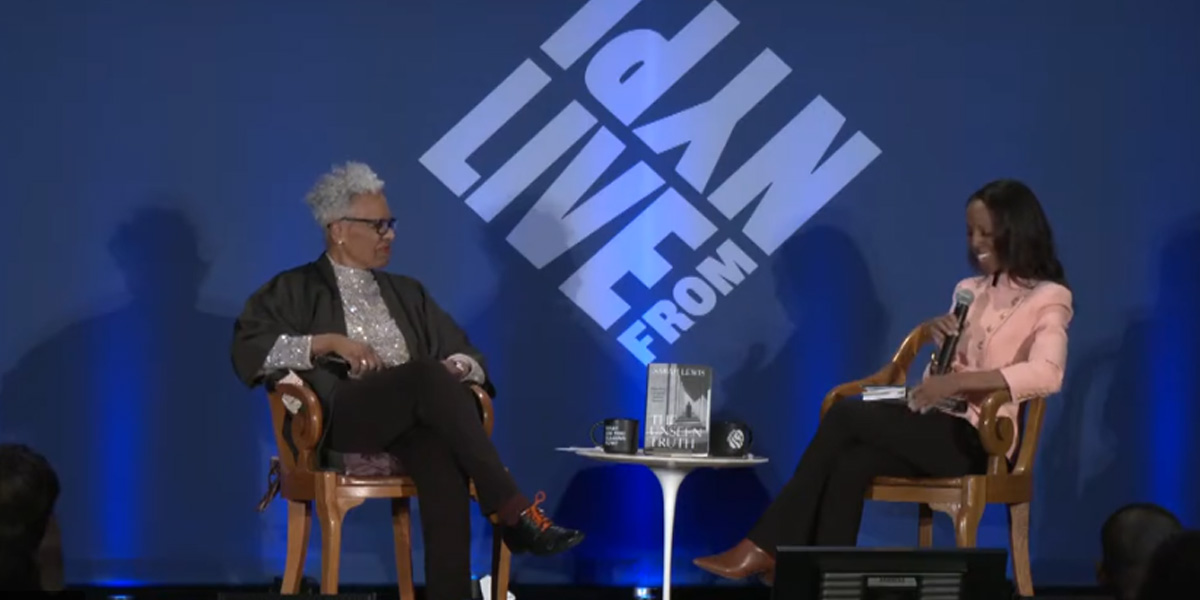 nypl's tweet card. Historian Sarah Lewis talks to Nell Irvin Painter about her latest book, The Unseen Truth: When Race Changed Sight in America.