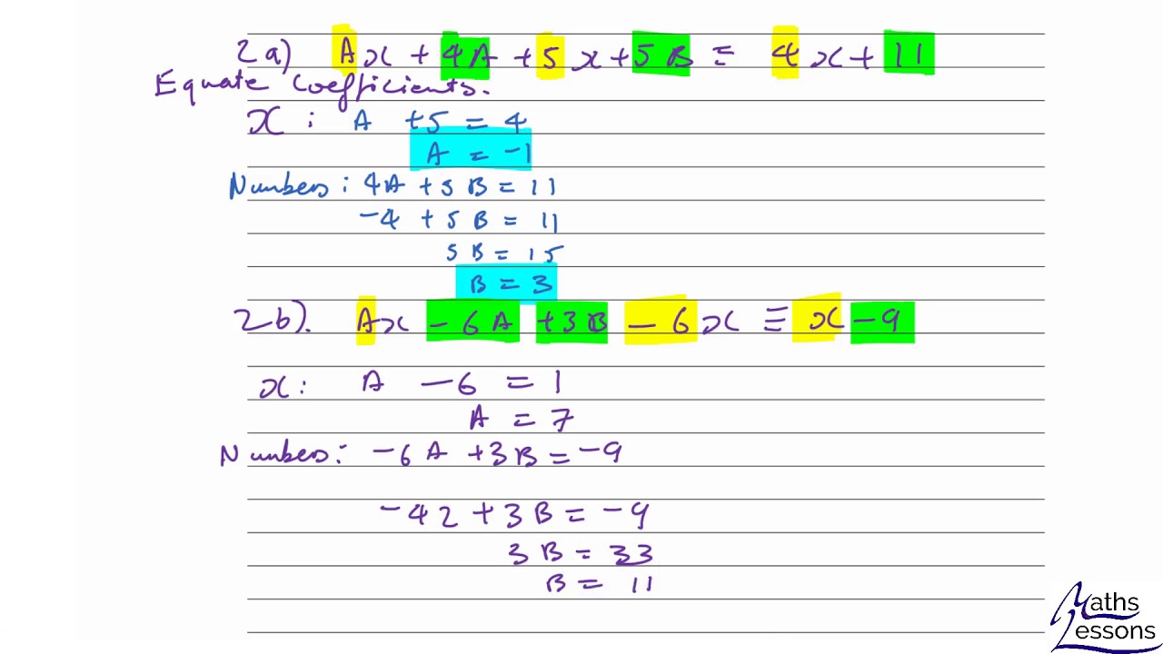 Maths_Lessons's tweet card. identities GCSE maths 9-1