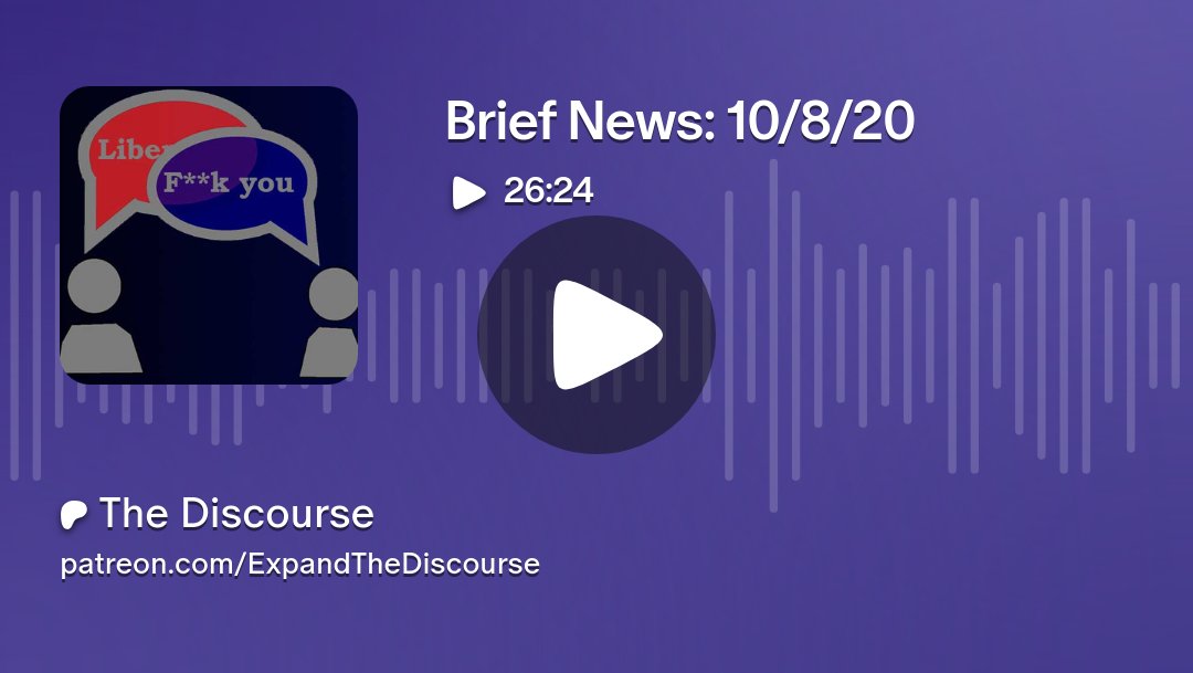 Th3Discourse's tweet card. Get more from The Discourse on Patreon