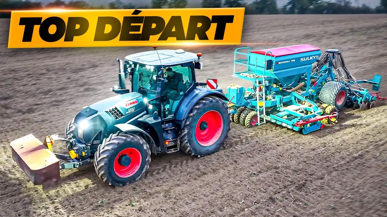 BegonThomas's tweet card. SEMIS BLÉ 2025 TOP DÉPART !