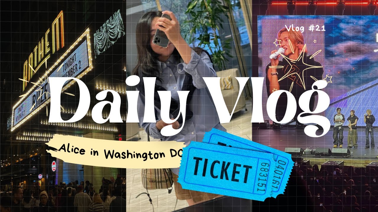 cusoonluv's tweet card. RIIZE 2025 Tour – The Anthem, DC 🎤 | 라이즈 공연 직관 VLOG