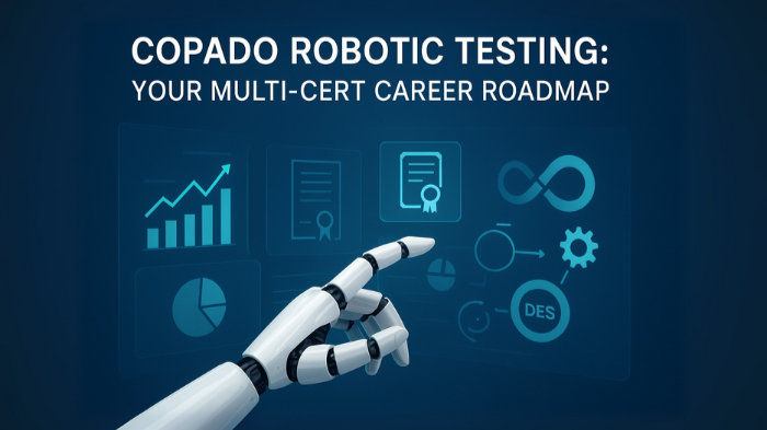 VM_Exam's tweet card. Copado Robotic Testing is more than just a tool; it's a foundational skill for the modern DevOps and Quality Assurance (QA) professional. If you're tired of seeing your career stall or feeling...