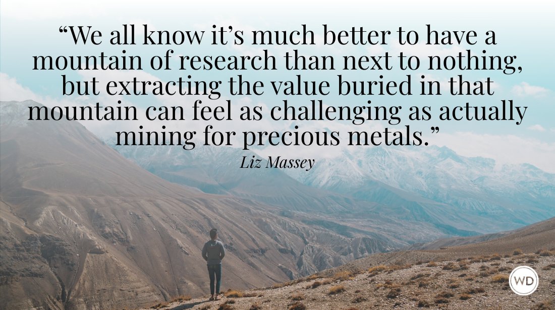 JMcCannWriter's tweet card. Creating a sketchnote can provide valuable insights as you brainstorm or organize your story.