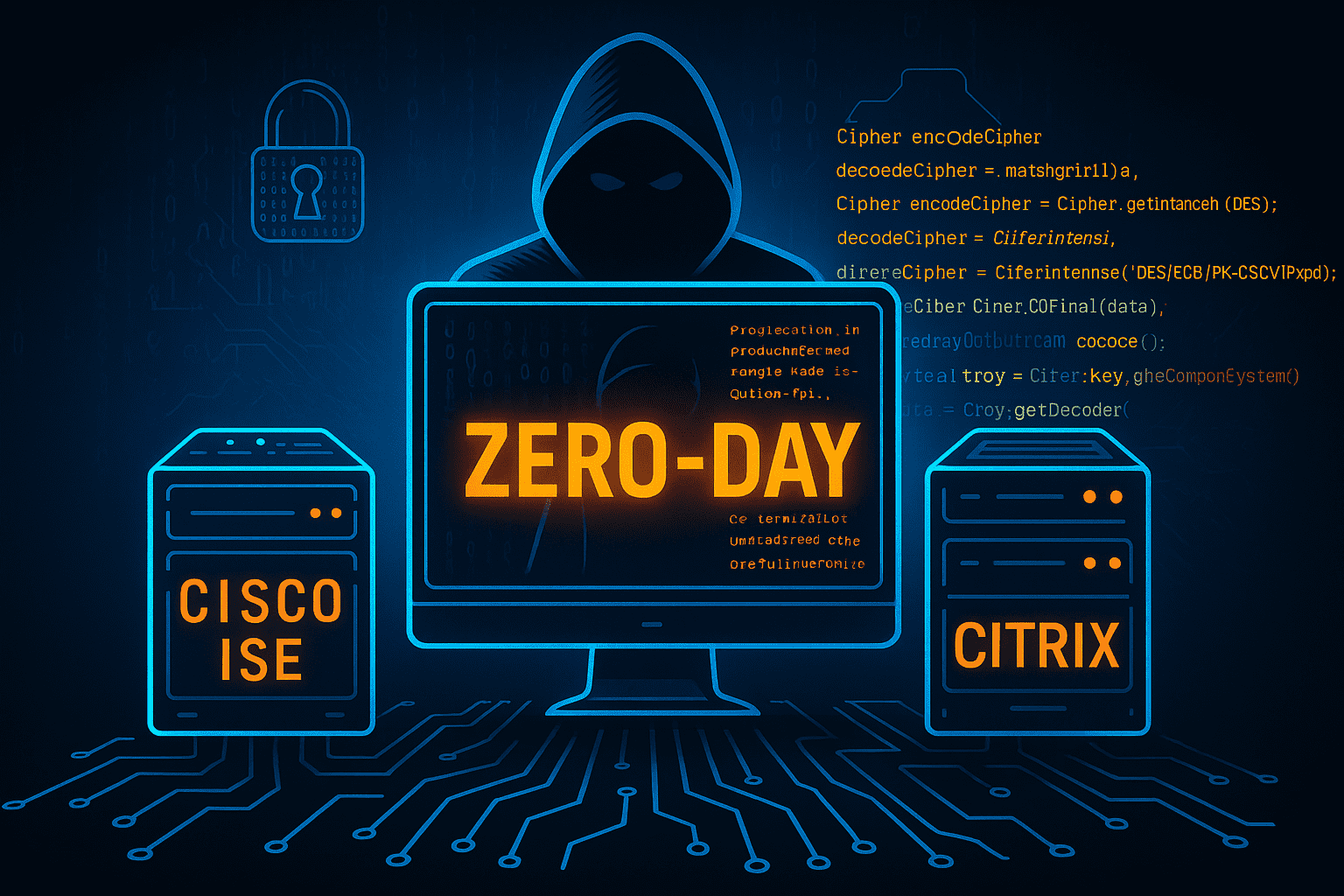 TweetThreatNews's tweet card. The Amazon Threat Intelligence team has identified a sophisticated cyberattack exploiting multiple zero-day vulnerabilities in Cisco ISE and Citrix systems, showing an increased focus on critical...